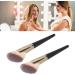 Contour Brush Pack of 2 Facial Shadow Brushes Soft Fiber Show Brush Makeup Powder Brush with Wooden Handle for Salon Travel - Buy Online on SooperMarket.com