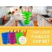 Arrow Home Products Sip A Cup with Built in Straw 10oz 6pk - BPA-free Stackable Kids Straw Cups (Purple/Blue/Green/Orange) - Made in USA - Buy Online on SooperMarket.com