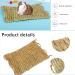 PINVNBY Natural Straw Grass Mat for Rabbit Bunny Cage - 6 Pcs - Buy Online on SooperMarket.com