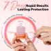 Modelones 8-in-1 Nail Care Treatment with Ridge Filling, Strengthener, Hardener, and Growth Base Coat - 15ml Glitter Pink - Buy Online on SooperMarket.com