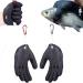 Fisherman Professional Catch Fish Gloves, Fishing Glove, Fishing Puncture Proof Gloves, Anti-Slip Fishing Gloves(Black)