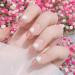 SANWOOD Nail Gems - 50 Pieces 3D Love Heart Ceramic Nail Art Decor | DIY Manicure Sequins for Women - Buy Online on SooperMarket.com