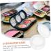 PACKOVE Makeup Case 8pcs Box Empty Eye Shadow Box Sheer Lipstick Empty Eyeshadow Organizer Makeup Tool Round Travel Sample Jars White 4x3.8cm - Buy Online on SooperMarket.com