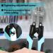SHALL Mini Bolt Cutter 210mm/8-inch Heavy Duty Wire Cutter Two-Color Ergonomic Handle Security Lock More Efficient Leverage & Adjustable Opening Belt Bag Included - Buy Online on SooperMarket.com