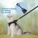 Simpeak Escape Proof Cat Harness and Lead Set Adjustable Soft Cat Walking Jackets with Retractable Cat Leash For Pet Puppy Kitten Indoor Outdoor Walking Black S - Buy Online on SooperMarket.com