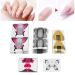 500pcs Self-Adhesive Nail Forms for French Tips - PVC Nail Extension Stickers | Manicure Tools for Perfect Nails - Buy Online on SooperMarket.com