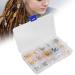 Shop DIY Hair Braid Rings - Snowflake Leaves Pendant Dreadlocks Jewelry Accessories for Unique Hair Styles - Buy Online on SooperMarket.com