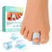 Welnove Hammer Toe Corrector: Toe Straightener - Bunion Corrector & Broken Toe 3 Different Size for Women and Men 6PCS Blue