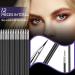 12 Pieces Angled Eyeliner Brushes - Lightweight & Fine Bent Angle for Precise Makeup Application - Buy Online on SooperMarket.com