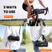Rogtyo 3L Waterproof Bike Handlebar Pocket | Ideal for Bike Packing & Cycling Travel | Reflex Strip for Racing & Mountain Bikes - Buy Online on SooperMarket.com
