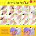 Ur Sugar Polygel Set Neon - 6 Color Nail Extension Gel Tubes | Green & Yellow Builder Gel for Perfect Nails | International Shipping Available - Buy Online on SooperMarket.com