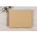 Potricher 12.2 x 8.5 Inch Hardcover Kraft Scrapbook Photo Album - 80 Pages - Wedding Anniversary Family Album (Brown) - Buy Online on SooperMarket.com