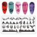 Jeewheet Nail Art Starter Kit - 6PC Nail Stamps & 4 Replacement Heads | Flame Patterns for Perfect Nails - Buy Online on SooperMarket.com