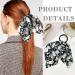 Floral Ribbon Hair Scrunchie Set - 16 Styles Seamless Elastic Hair Ties for Women and Girls - Buy Online on SooperMarket.com