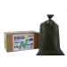 UpNorth Sandbags - Box of 100 - Empty Woven Polypropylene Sand Bags w/Ties, w/UV Protection size: 14" x 26", color: Military Green 100 BAGS Green