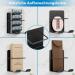 Pickspiff Razor Holder with Refill Pack - Self-Adhesive Stainless Steel Hooks for Bathroom & Shower Accessories - Black 2 Pieces - Buy Online on SooperMarket.com
