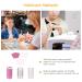 Minkissy 6-Piece Nail Art Silicone Stamp Set - Clear Nail Stamper & Scraper for Perfect Manicure - Buy Online on SooperMarket.com