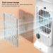 Mini Electric Heater for Office | Silent Desk Heater with 3 Gears Dial | Anti-Scalding EU Plug - Buy Now - Buy Online on SooperMarket.com
