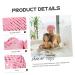 Beavorty Extra Large Pink Shower Cap for Women - Reusable Night Cap for Hair Protection and Showering - 24x24cm - Buy Online on SooperMarket.com