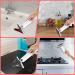 Mini Mop | Mini Portable Short Mop Self-Squeeze Glass Wiper | Hand Wash-Free Strong Absorbent Lazy Cleaning System for Desktops Windowpanes Tablewares White Suit*2 - Buy Online on SooperMarket.com