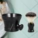 Perfeclan Razor Brush Set - Facial & Bar Cleaning Soap Brush with Bowl | Ideal for Home & Salon Grooming Accessories - Buy Online on SooperMarket.com