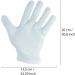 Buy 2 Pairs of Soft White Cotton Jersey Gloves | Unisex Twisted Cotton Gloves for Comfort & Durability - International Shipping Available - Buy Online on SooperMarket.com