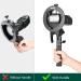 GODOX S2 Speedlite Bracket Bowens Mount Holder with Cold Shoe Flash Mount for Godox V1, AD200Pro, AD200, AD400Pro, V860II, TT350, TT685, TT600 Series Flash - Buy Online on SooperMarket.com