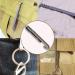 2Pcs Titanium EDC Keychain Bottle Openers | Multi-Functional Belt Clip for Camping & Home - Buy Online on SooperMarket.com