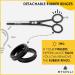 Stonli Thinning Scissors for Hair Cutting - Stainless Steel 5.5 inch Hairdressing Scissors with Sharp Edge Barber Scissors - Hair Cutting Scissor for Salon Home Men Women (Traditional) - Buy Online on SooperMarket.com