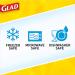 GladWare Design Series Food Storage Containers 9 Oz  5 Ct | Small Snack Containers for Snacks & Small Meals  Food Storage from Glad | Glad Plastic Food Containers with Lids  Plastic Food Storage 9 oz - 5 Count - Buy Online on SooperMarket.com