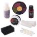 Go Ho Liquid Latex Bruise Colour Wheel and Fake Blood Kit for Fake Scars Wounds Burns Halloween Zombie Skeleton Clown SFX Makeup Face Body Paint with Stage Blood Coagulated Blood Gel and Sponges