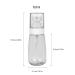 Buy 60ml Transparent Refillable Atomizer Spray Bottle - Fine Mist Perfume & Skincare Plastic Spray for Travel & Cosmetic Use - Buy Online on SooperMarket.com