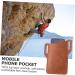 DOITOOL for Cell Portable Waist Brown Protective Pouch Storage Phone Dark Practical Mobile Bag Male Men - Buy Online on SooperMarket.com