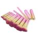 Zetiling 10PCS Makeup Brush Set - Portable Eyebrow Eyeshadow Powder & Concealer Brushes for Flawless Makeup Application - Buy Online on SooperMarket.com