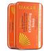 MAKARI Extreme Active Intense Argan & Carrot Oil Exfoliating Soap (7oz) | Advanced Brightening Bar Soap | With Apricot Seed Extract and Vitamins C & E | Helps Reveal Natural Skin Radiance