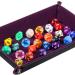 25-Piece Polyhedral Dice Set w/ Black Pouch - DND RPG MTG Table Games - Random Multi Colored Assortment - Color Set 2 D10 - Buy Online on SooperMarket.com