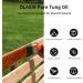Natural Pure Tung Oil 32 oz - Food Grade Safe Waterproof Finish for Wood Indoor & Outdoor Furniture - Buy Online on SooperMarket.com