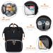 Pomelo Stylish Baby Diaper Backpack | Multifunctional Water-Repellent Large Capacity | Perfect for On-the-Go Black Design - Buy Online on SooperMarket.com