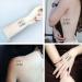Dope Tattoo Letters 6 Sheets Temporary Tattoo for Men & Women - Roman Numerals Fake Tattoos for Neck, Arm, Chest - Adults & Teens - Buy Online on SooperMarket.com