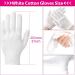 Paxcoo 20 Pairs White Cotton Gloves for Dry Hands, Eczema, Cosmetic Moisturizing - Medium Size - Buy Online on SooperMarket.com