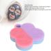 Silicone Cleansing Brush - Pink & Purple Dual-Sided Exfoliating Tool for Women | Gentle Skin Care & Deep Cleaning - Buy Online on SooperMarket.com