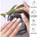 Beautfave 16Pcs Semi Cured Gel Nail Strips - Self Adhesive White Nail Wraps with File & Stick - Greywhite | UV/LED Lamp Required - Buy Online on SooperMarket.com