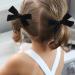 4Pcs Velvet Bow Hair Clips for Girls & Women - Christmas Hair Accessories (Red Black) - Buy Online on SooperMarket.com