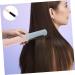 Angoily Cordless Hair Straightener Brush - Rechargeable & Travel-Friendly Heated Comb for Smooth Hair - Dual Purpose Nylon Brush in Purple - Buy Online on SooperMarket.com