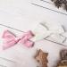 4Pcs Velvet Bow Hair Clips for Girls and Women - Pink White Christmas Hair Accessories - Buy Online on SooperMarket.com