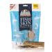 SKIPPER'S Fish Skin Flatties Sticks - Handmade and Air-Dried - 100% Dog Chews Long Lasting Natural Dog Treats - Skin Care - High Protein Low Fat Dog treats - Short 250g Short 250 g (Pack of 1)