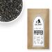 Pepper black whole organic 1kg |Noble herb - 100% natural black peppercorns - Premium black pepper completely free of any additives - pepper for mill - black pepper organic pepper black 1000 g