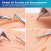 Alcedo Suture Practice Kit for Medical Students - Complete 32-Piece Set with Large Suturing Pad, Tools, and Threads - Ideal for Practice and Demonstration - Buy Online on SooperMarket.com