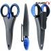 SAMSFX Heavy Duty Anti-Slip Serrated Fishing Scissors with Plastic Belt Case - Braid Line Cutter for Saltwater & Freshwater Fishing - Buy Online on SooperMarket.com