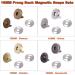 Tanstic 60 Sets 18mm 4 Color Magnetic Button Clasps Snaps for Sewing, Crafts, Purses, Bags, Clothes - Buy Online on SooperMarket.com